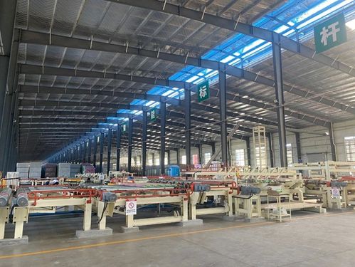 生产线投产,日产300多件兔宝宝石膏板工厂(宁国恒基伟业建材)